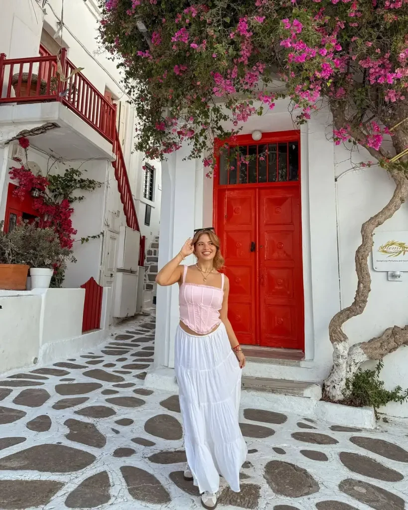 Corset Top + Flowy Maxi Skirt