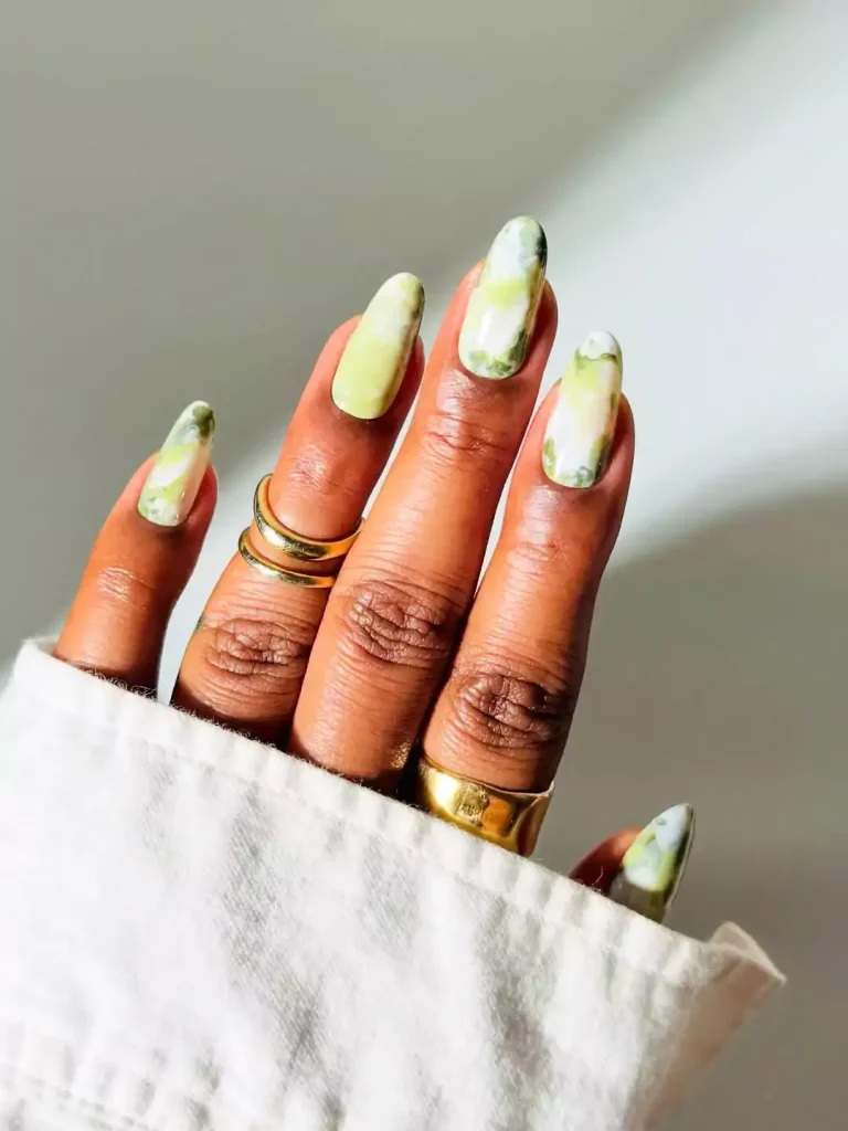 Marbled Matcha Green