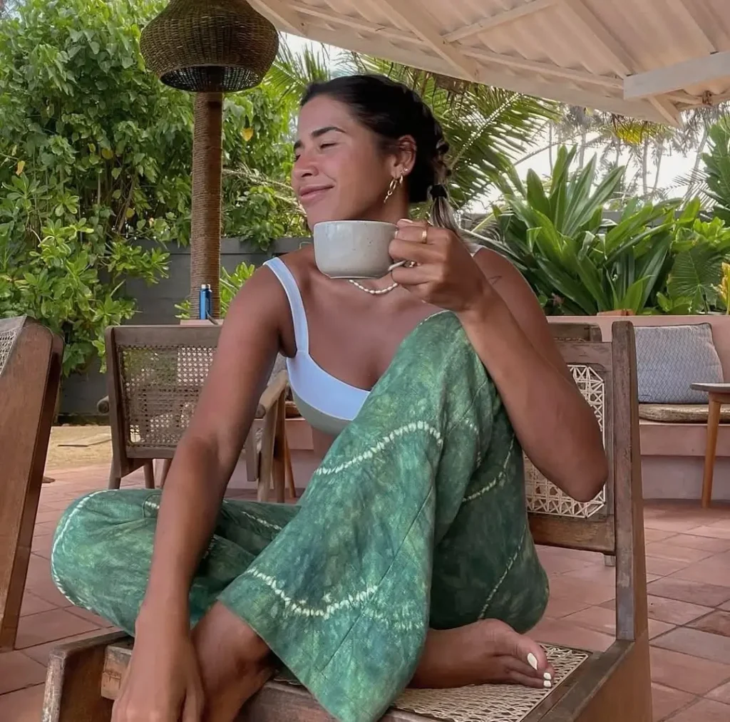 Tie-Dye Tee + Linen Trousers