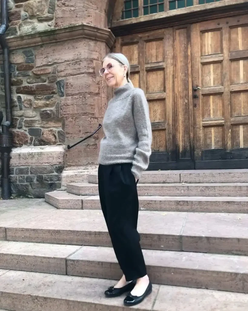 Wrap Crop Top + Pleated Trousers