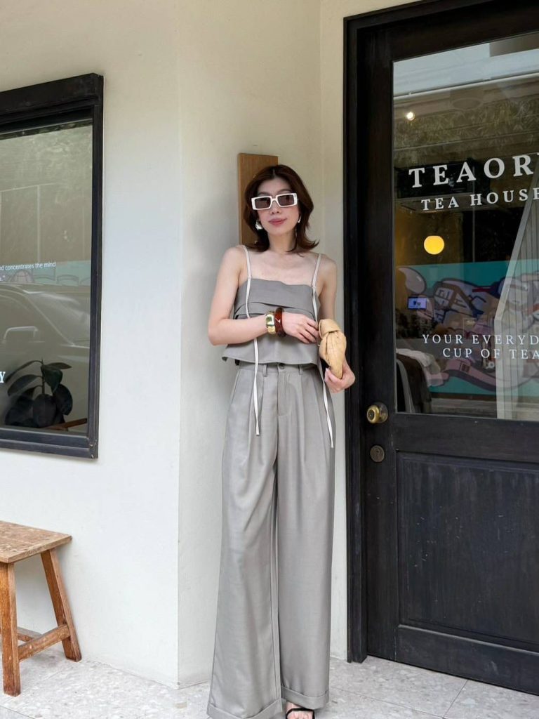 Camisole and Cropped Trousers