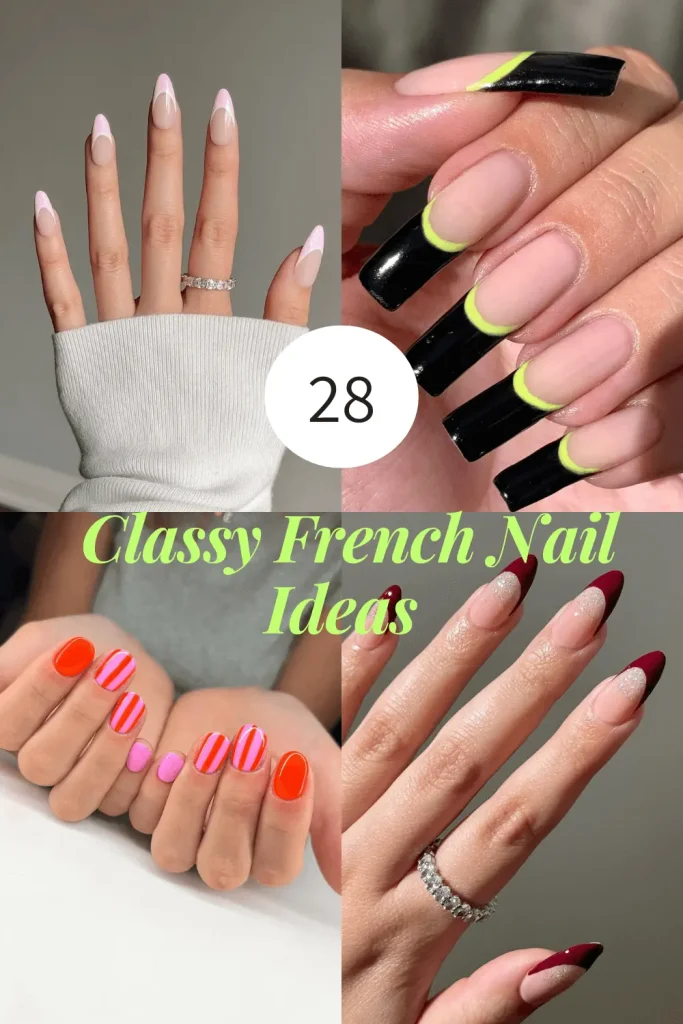 Classy French Nail Ideas 