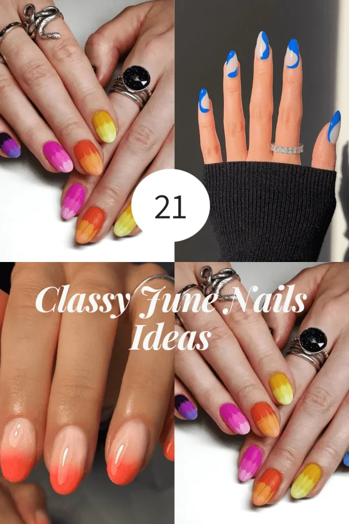 Classy June Nails