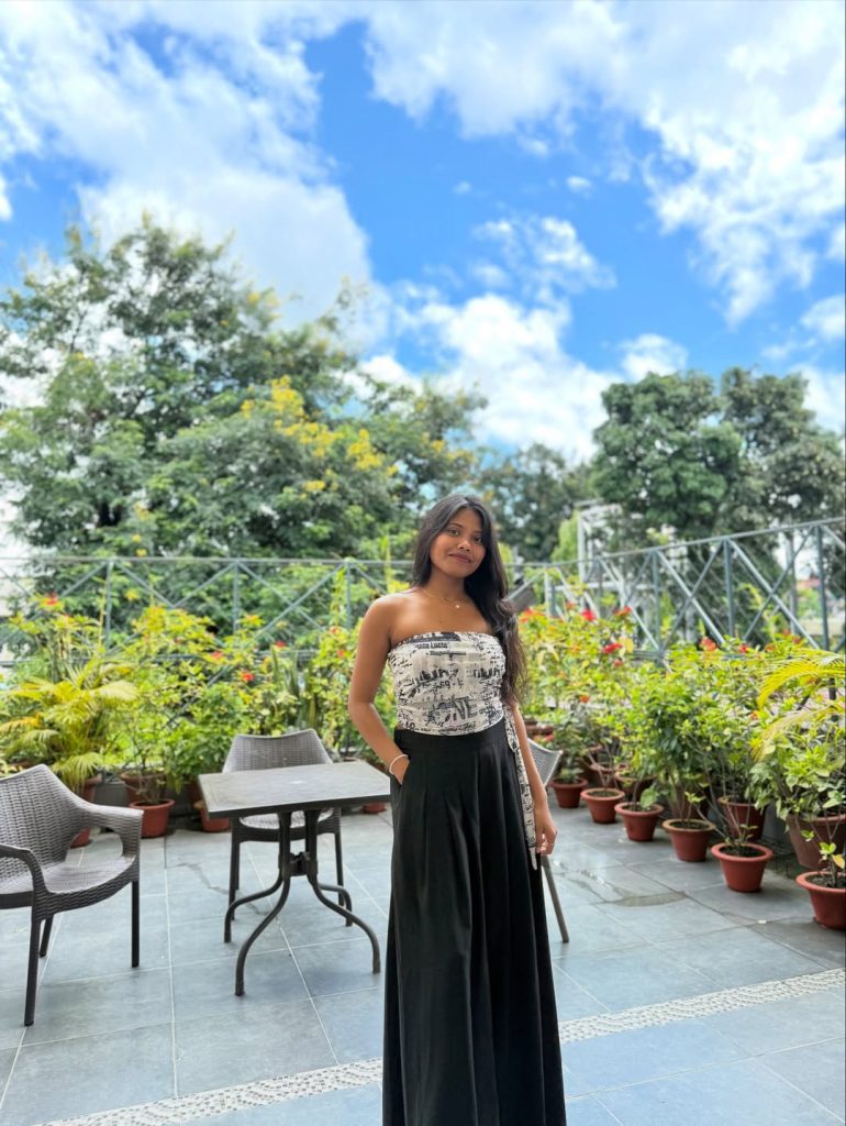 Flared Pants and Crop Top