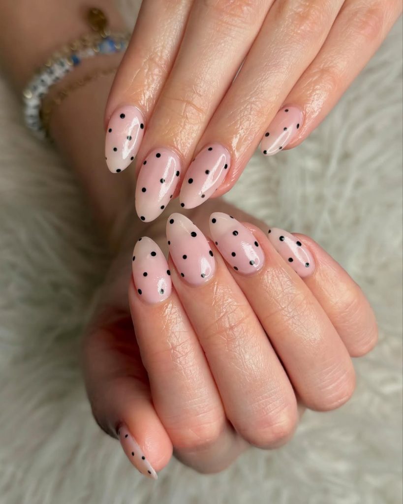 Pink with Black Dots