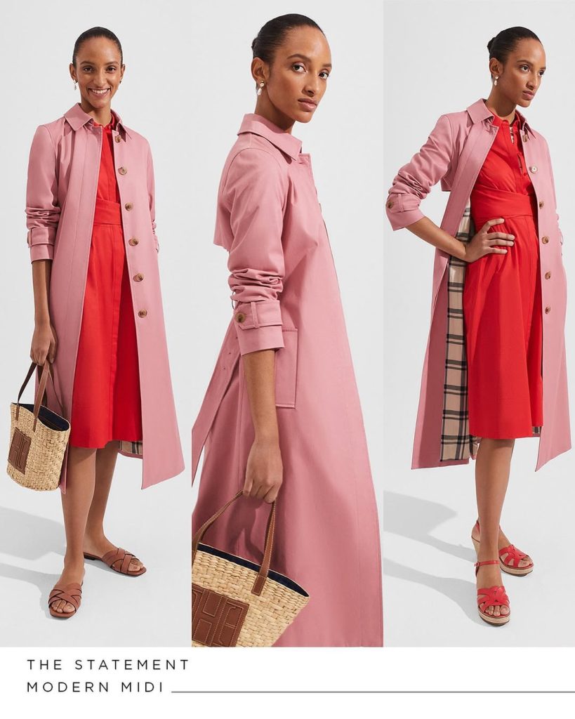 Slip Dress + Lightweight Trench