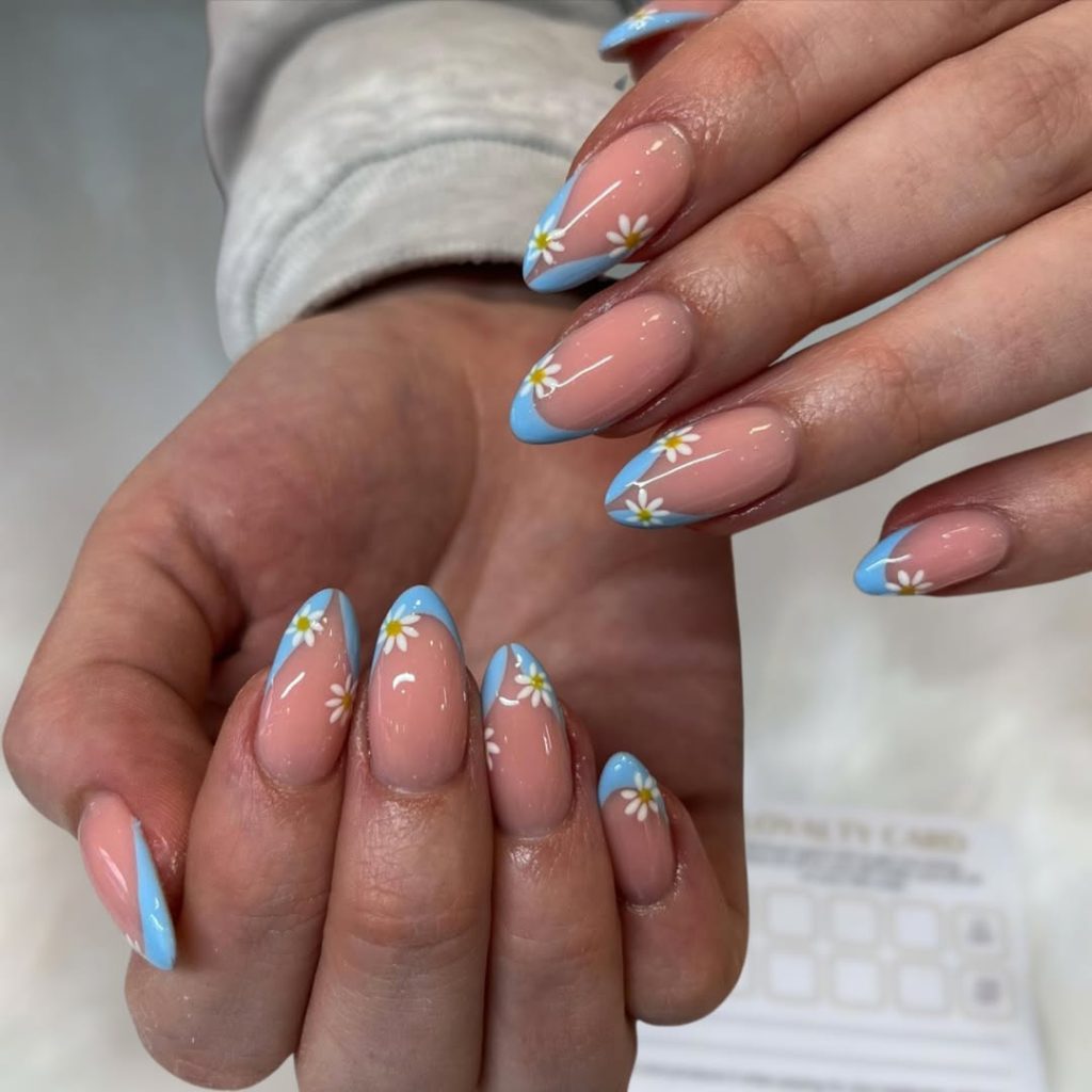 Soft Pastel French Tips