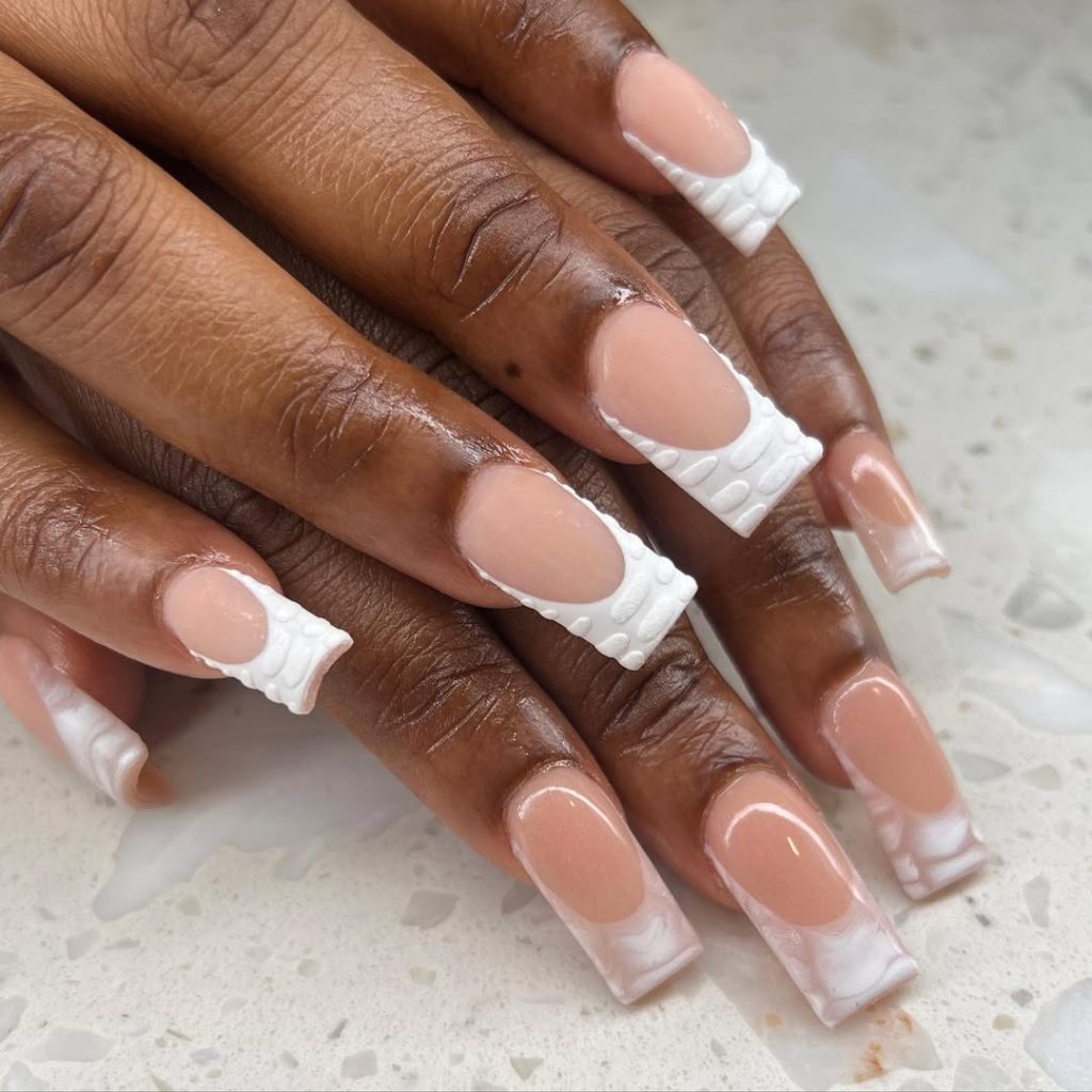 Textured French Tips