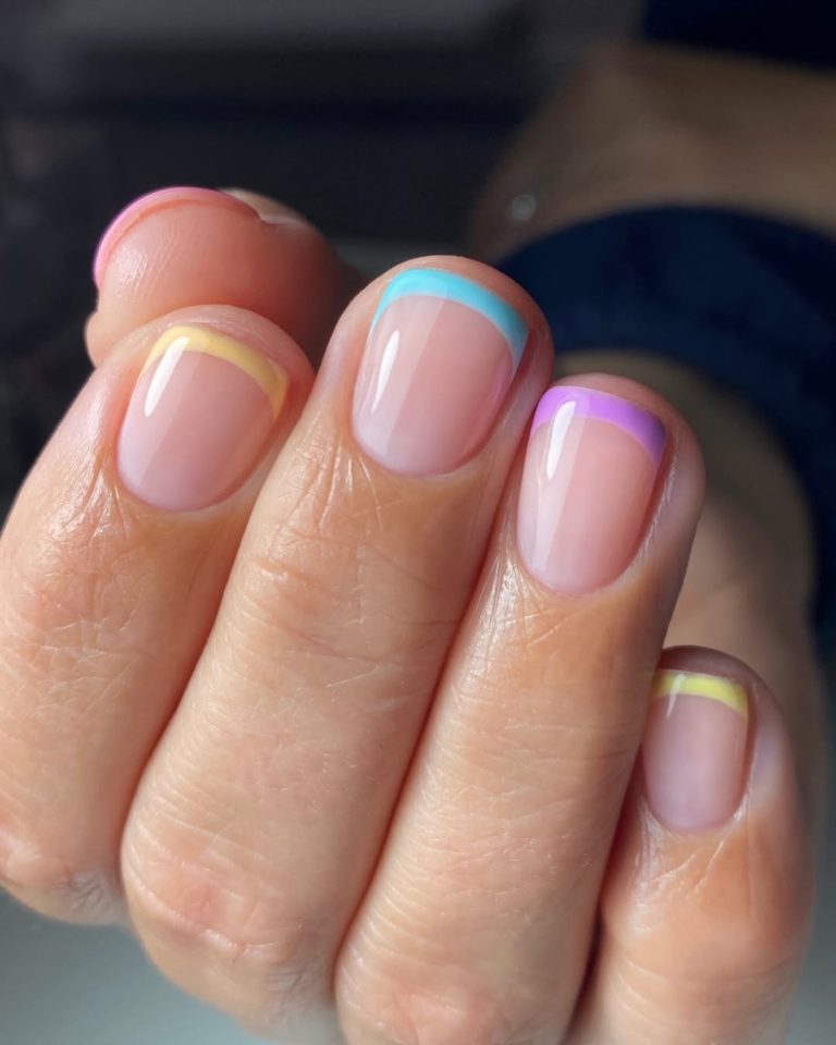 Pastel French Tips